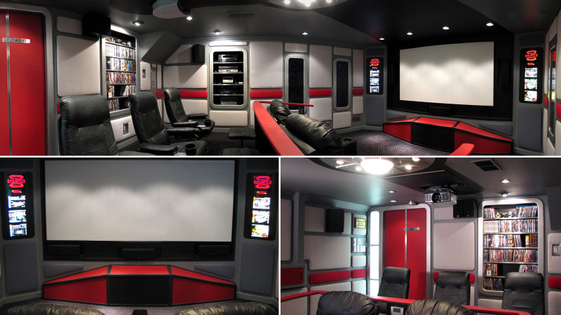 Illustration for article titled 16 Obscenely Over the Top Home Theaters